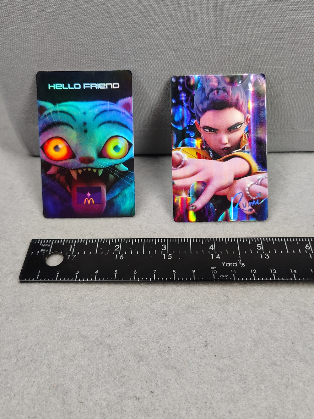McDonald's Collector Cards - KPOP Demon Hunters - Rumi & Hello Friend VIP
